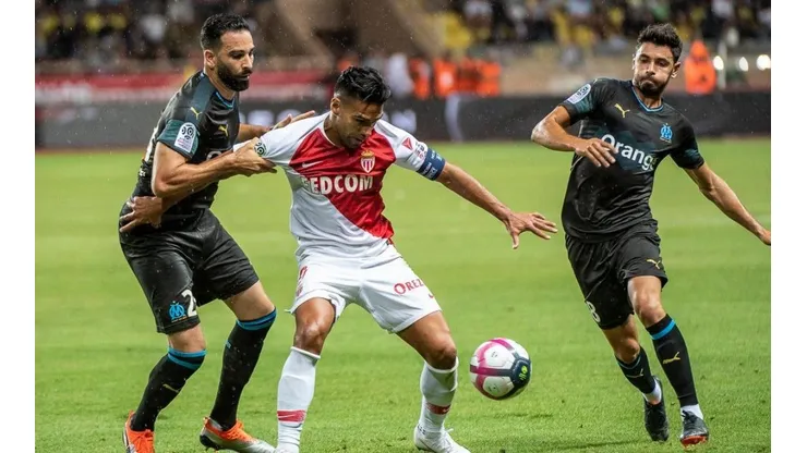 Falcao tuvo un buen partido ante Olympique de Marsella.