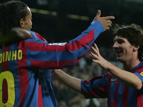 Ronaldinho: "Cuando Messi se retire, que deje el 10 ahí y no lo toque nadie"