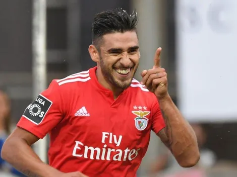 De la mano de Salvio, Benfica es líder en Portugal