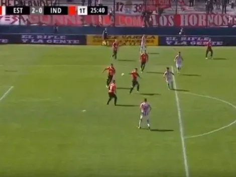 La defensa de Independiente durmió de manera insólita y Estudiantes le hizo el segundo