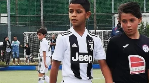 Al hijo de Cristiano le va mucho mejor que a su papá en Juventus