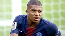 Foto de Mbappé, expulsado durante el juego.