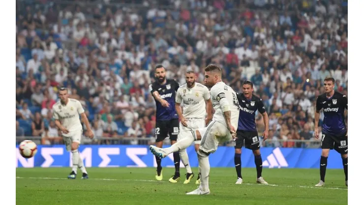 Sergio Ramos ejecutó el penal con maestría.