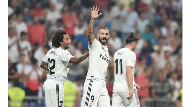 RECONCILIACIÓN. A meses de haber sufrido varias silbatinas, Benzema se reencontró con el cariño de la afición (Foto: Getty).