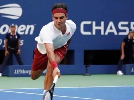 Federer y un punto irreal en el US Open