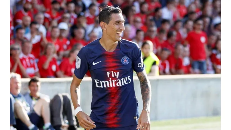 Foto de Ángel Di María, jugador de Paris Saint Germain.