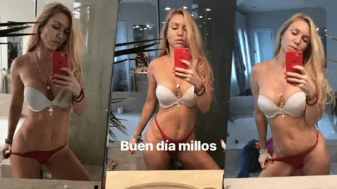 Foto de Melisia, la hincha de River más fanática.