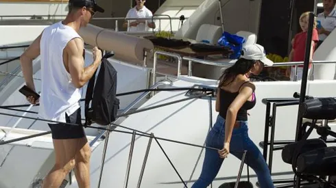 Foto de Cristiano Ronaldo junto a Georgina Rodríguez.