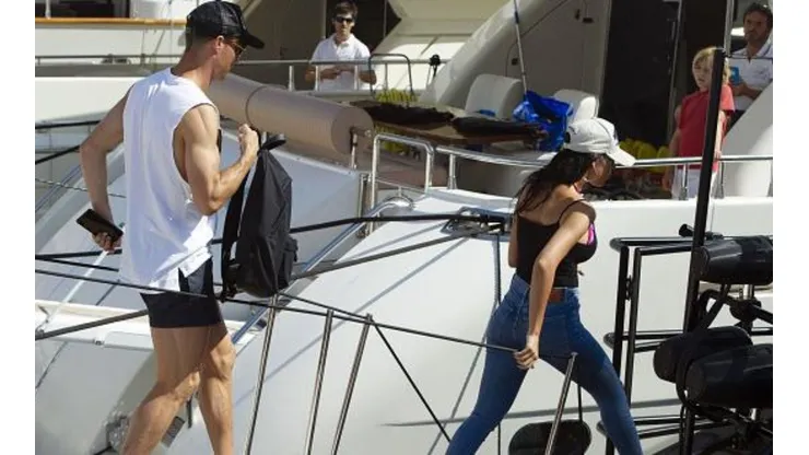 Foto de Cristiano Ronaldo junto a Georgina Rodríguez.