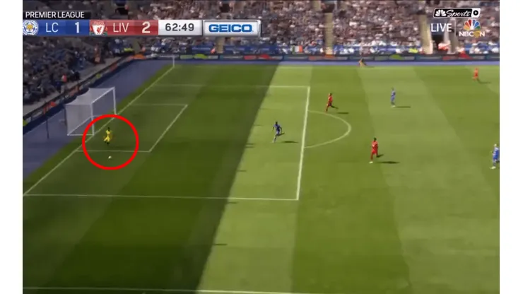 Foto del momento del error.