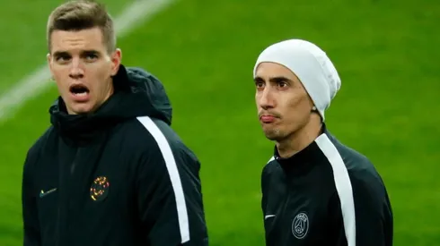Giovani Lo Celso y Ángel Di María, juntos.
