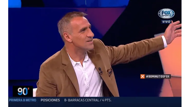 La reacción y cara que puso Cascini cuando compararon a Gallardo con Bianchi