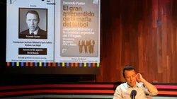 Facundo Pastor presentó "El gran arrepentido", un libro sobre los negociados de la Fifa y Conmebol.