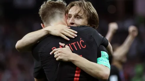 De crack a crack: el saludo de Rakitic a Modric por quedarse con los premios de la UEFA
