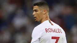 Foto de Crisitano Ronaldo, jugador de la Selección de Portugal.