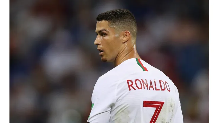 Foto de Crisitano Ronaldo, jugador de la Selección de Portugal.