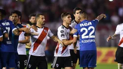 COMO LOCO. Centurión no se bancó la cargada.