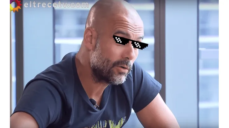 Foto de Guardiola, entrenador de Manchester City.