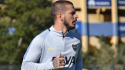 VUELVE. Darío Benedetto está entre los concentrados de Boca para enfrentar a Libertad.