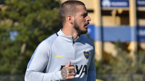 VUELVE. Darío Benedetto está entre los concentrados de Boca para enfrentar a Libertad.