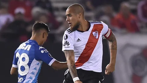 DE CAPITÁN. Jonathan Maidana fue llevó la cinta ante la ausencia de Ponzio en River (Foto: Getty).