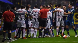 Foto de Libertad y Boca en la Copa Libertadores.