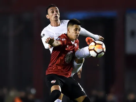 Meza robó en el área de Independiente y lo bajaron: para el árbitro no fue penal