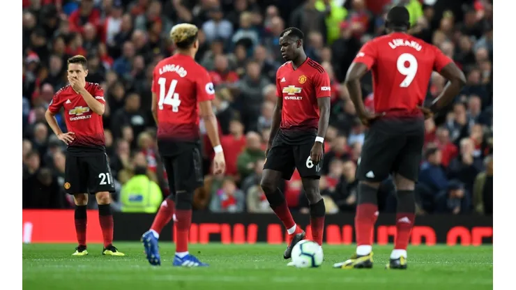Foto de los jugadores de Manchester United.
