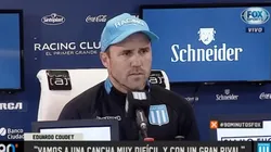 Coudet picanteó a Independiente por el fallo de la Conmebol