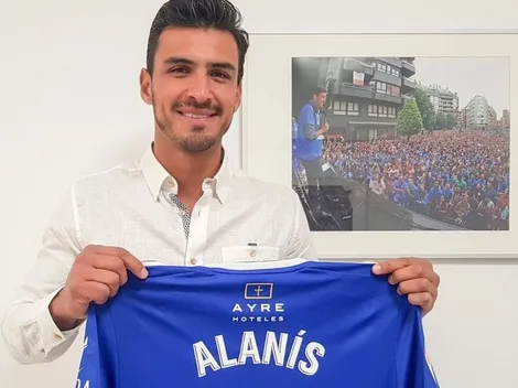 Alanís firmó con el Oviedo