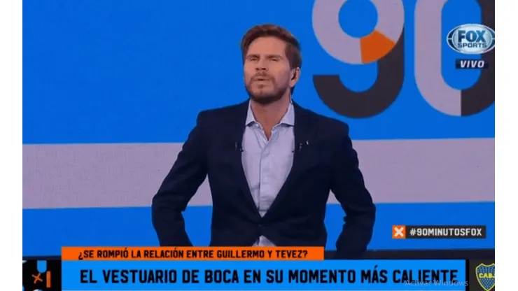 Foto de Vignolo, periodista de Fox.