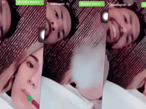 Un video de Agüero fumando con su nueva novia podría traerle serios problemas