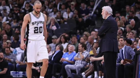 Emanuel Ginóbili en San Antonio Spurs.