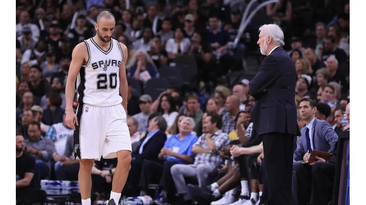 Emanuel Ginóbili en San Antonio Spurs.