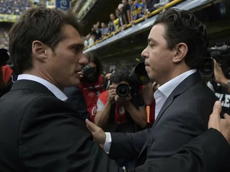 Guillermo Barros Schelotto y Marcelo Gallardo fueron suspendidos por Conmebol