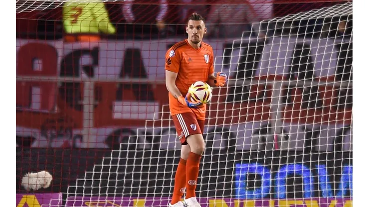 ¿TODO CONTROLADO? Franco Armani estuvo más cerca que nunca de perder el invicto (Foto: Getty).