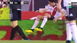 ¡Guarda, Nacho! Fernández desbordó de más y terminó atrás de los carteles