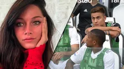 Oriana Sabatini fue a verlo a Dybala ¡y no jugó ni un minuto!