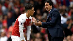 Habría habido una fuerte pelea entre Unai Emery y Mesut Ozil