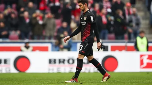 Lucas Alario no tuvo un día alegre.