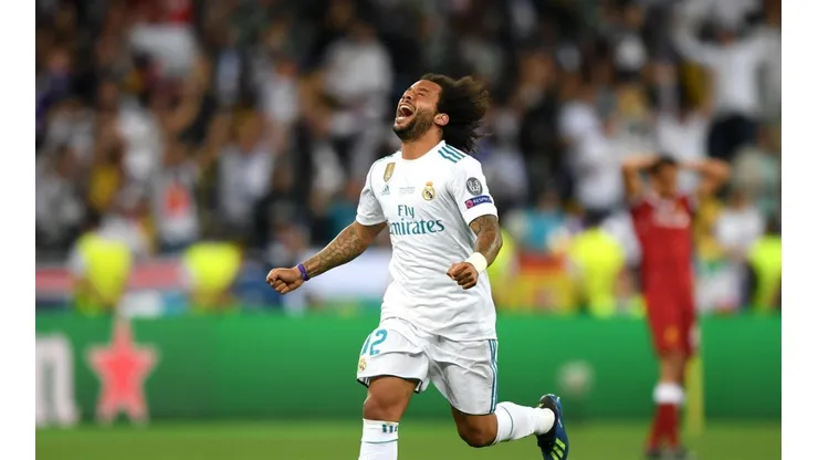 Marcelo con la camiseta de Real Madrid.