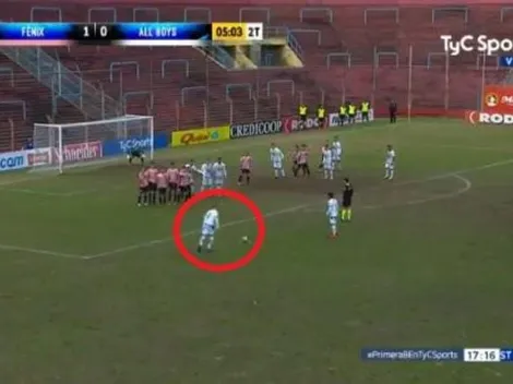 ¡Dibuje, 'Rengo'! Díaz le dio el empate a All Boys con una pincelada maestra