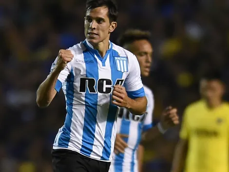 Solari erró un gol increíble en el partido de Racing ante Patronato