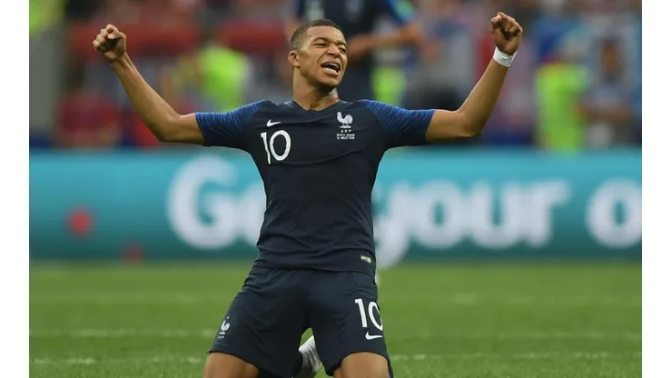 Foto de Mbappe, jugador de Paris Saint Germain.