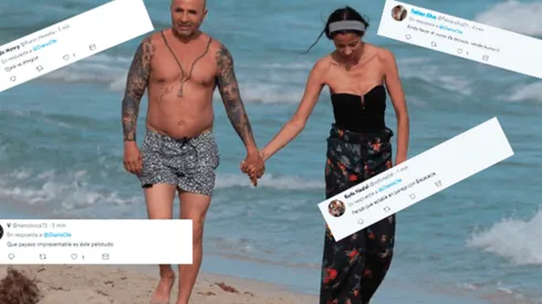 Las 6 fotos de Sampaoli disfrutando en la playa que hicieron estallar de bronca a los argentinos