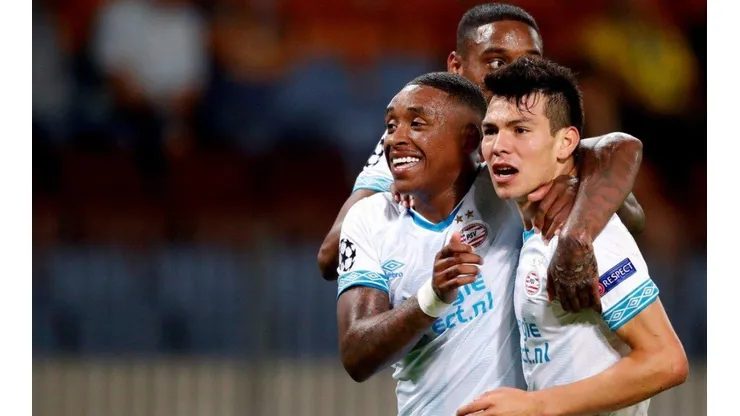 Chucky Lozano anotó en el triunfo del PSV en la Champions League.