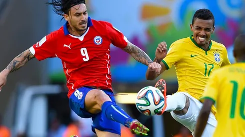 Pinilla jugó con su país en el Mundial de Brasil