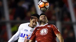 Emmanuel Gigliotti tuvo el primero de Independiente.