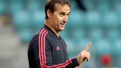 Lopetegui entrenando al Madrid