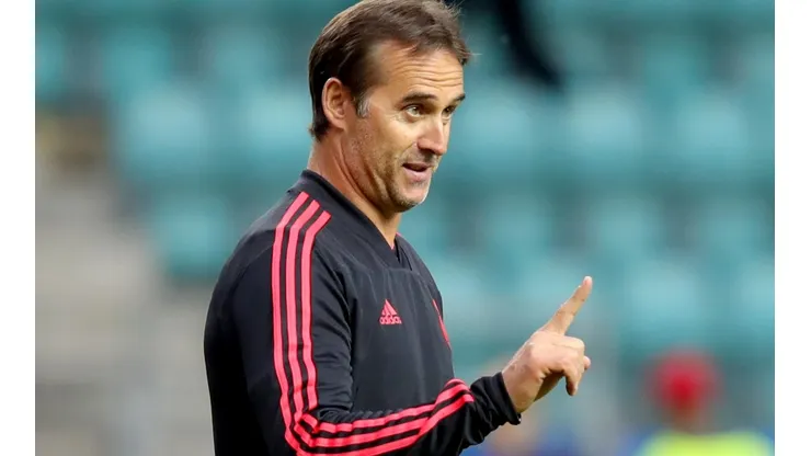 Lopetegui entrenando al Madrid